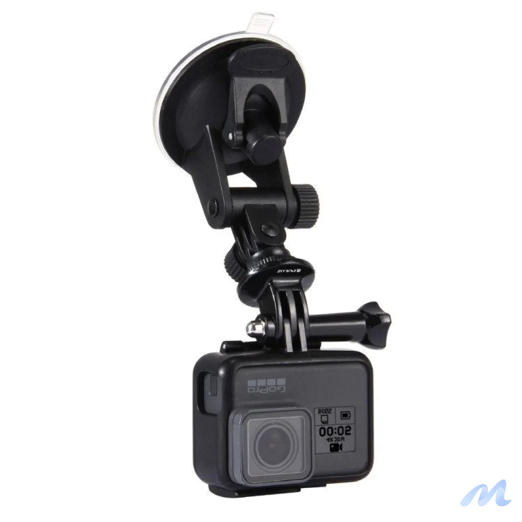 Puluz car windshield mount for sports cameras (including Osmo Action 5 Pro, Insta360 X5)