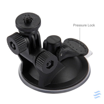 Puluz car windshield mount for sports cameras (including Osmo Action 5 Pro Insta360 X5) Straps mounts and holders