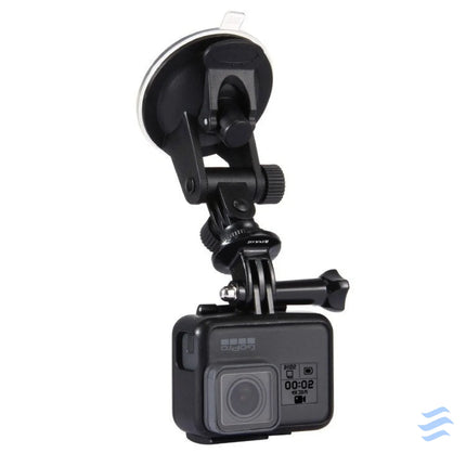 Puluz car windshield mount for sports cameras (including Osmo Action 5 Pro Insta360 X5) Straps mounts and holders
