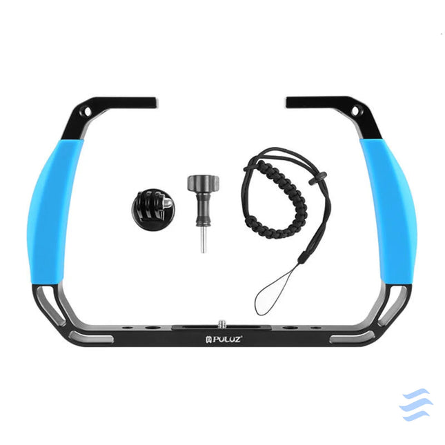PULUZ dive mount for sports cameras (including Insta360 GO3 / X3) (blue) Straps mounts and holders