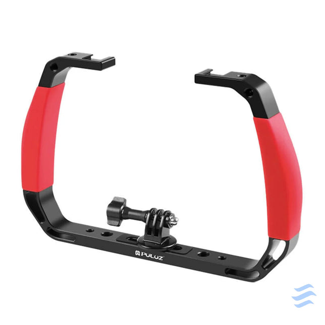 PULUZ dive mount for sports cameras (including Insta360 GO3 / X3) (red) Straps mounts and holders
