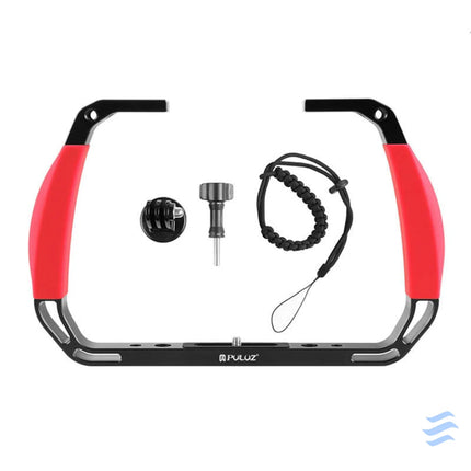 PULUZ dive mount for sports cameras (including Insta360 GO3 / X3) (red) Straps mounts and holders