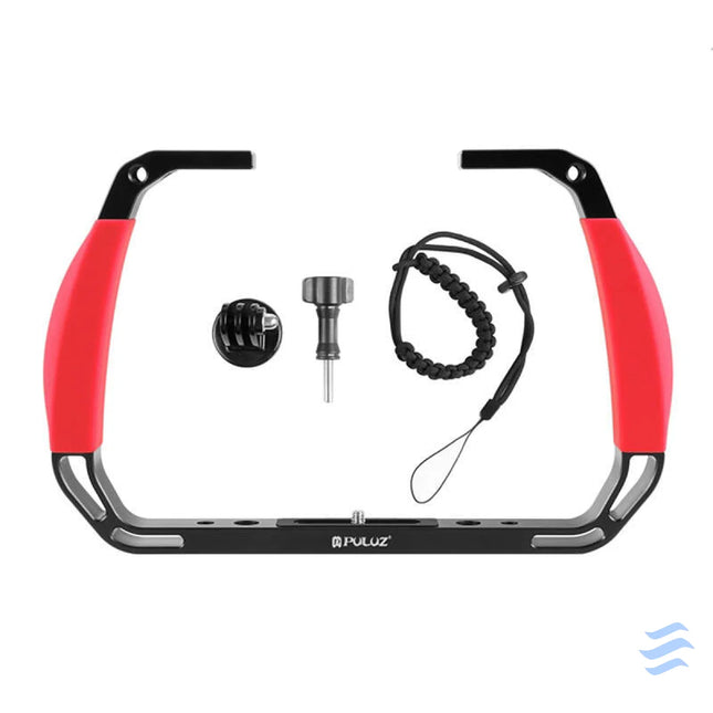 PULUZ dive mount for sports cameras (including Insta360 GO3 / X3) (red) Straps mounts and holders