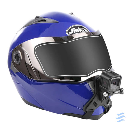 PULUZ helmet chin mount for sports cameras (including X5 / X4 Osmo Action 5 Pro) PU579B Booms and selfie sticks