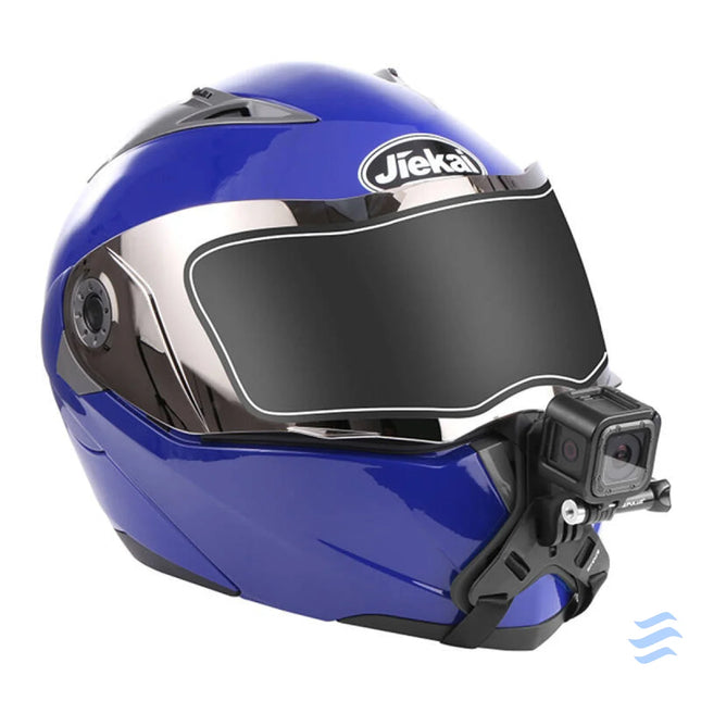 PULUZ helmet chin mount for sports cameras (including X5 / X4 Osmo Action 5 Pro) PU579B Booms and selfie sticks