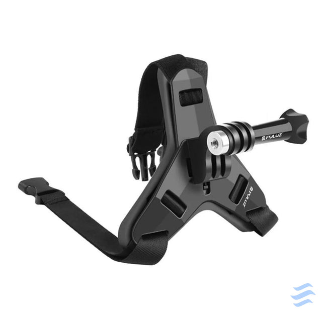 PULUZ helmet chin mount for sports cameras (including X5 / X4 Osmo Action 5 Pro) PU579B Booms and selfie sticks