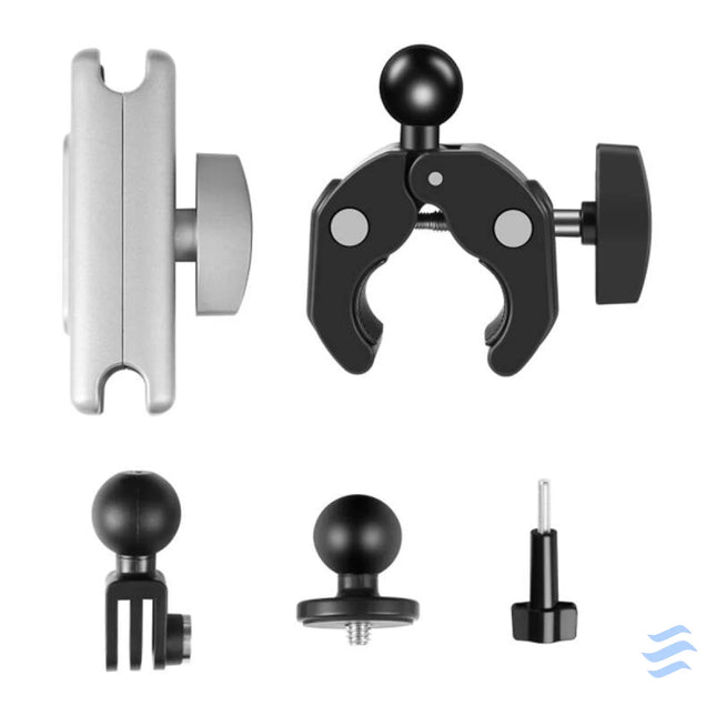 PULUZ motorcycle mount for sports cameras (DJI GoPro Insta360) (black) Booms and selfie sticks