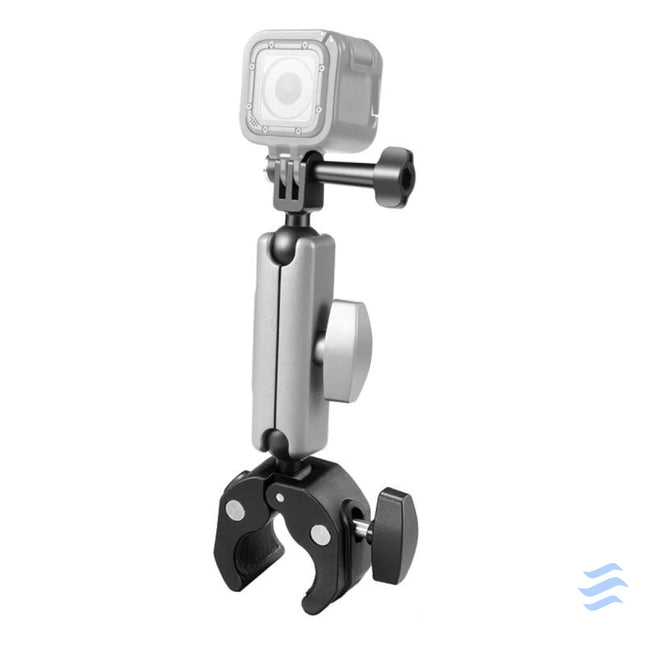 PULUZ motorcycle mount for sports cameras (DJI GoPro Insta360) (black) Booms and selfie sticks