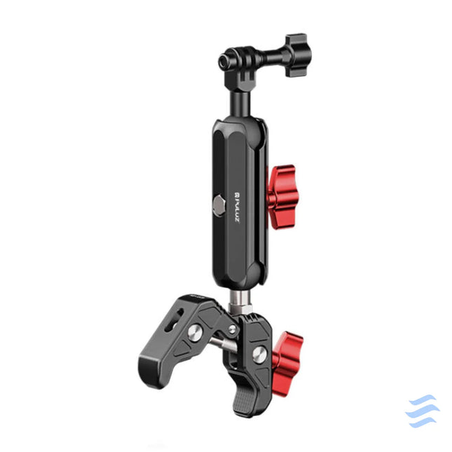 PULUZ motorcycle mount for sports cameras (including Osmo Action 5 Pro Insta360 X5 / X4 / X3)(PU3211) Straps mounts and