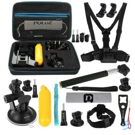 Puluz set of 20 accessories for sports cameras (including Osmo Action 5 Pro) PKT11 Sets