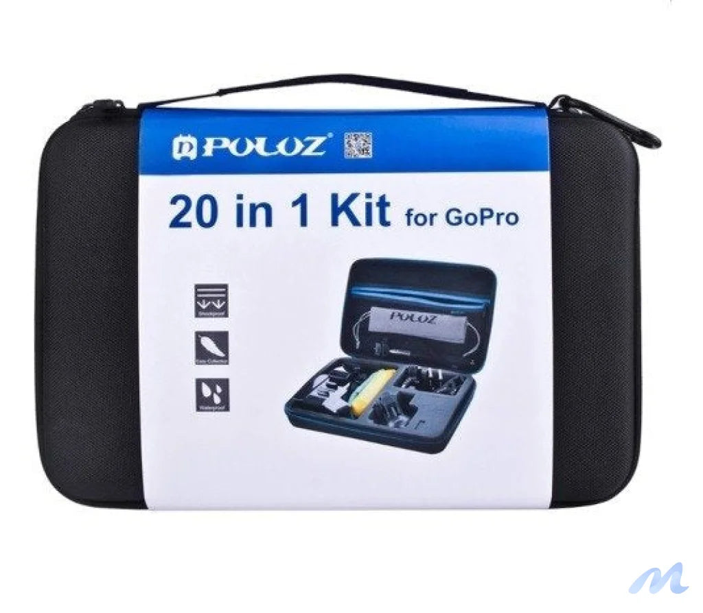 Puluz set of 20 accessories for sports cameras (including Osmo Action 5 Pro) PKT11