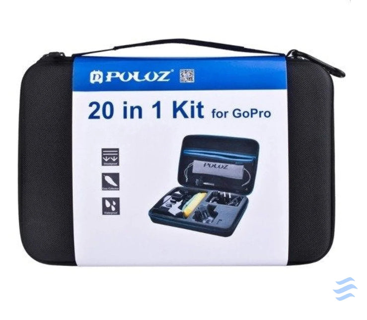Puluz set of 20 accessories for sports cameras (including Osmo Action 5 Pro) PKT11 Sets