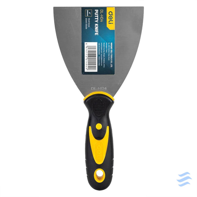 Putty Trowel 4’’ Deli Tools EDL HD4 (yellow) Construction tools
