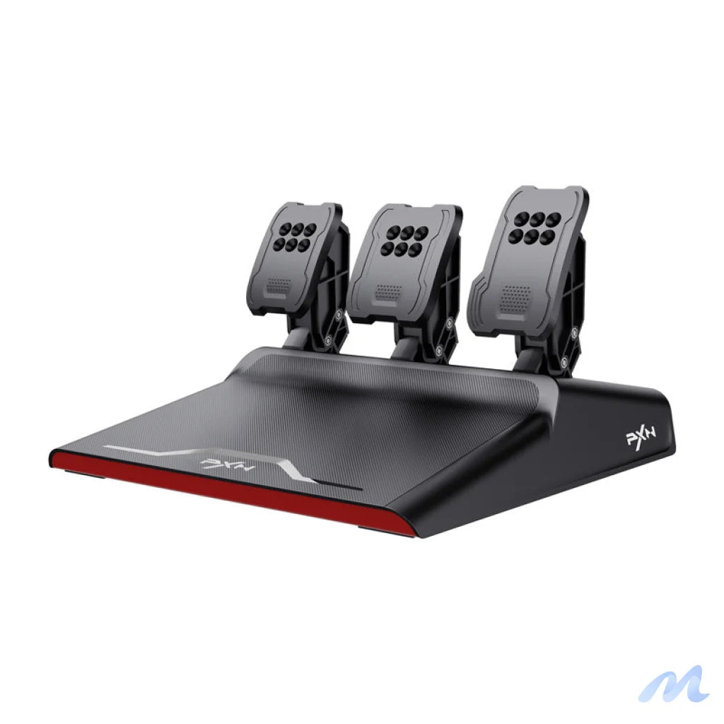PXN-V10 Pro gaming set - steering wheel + pedals + mounting clamps (PC / PS4 / Xbox One / Xbox Series X|S)