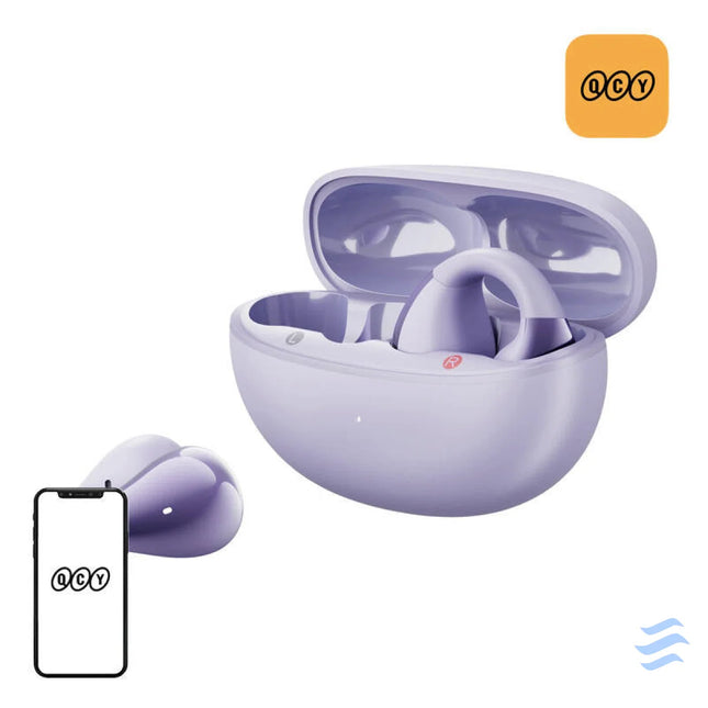 QCY Crossky Clip C30 headphones (purple) TWS