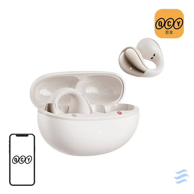 QCY Crossky Clip C30 headphones (white) Sports