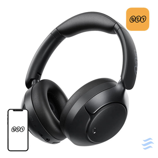 QCY H3 pro ANC wireless headphones (black) Over ear