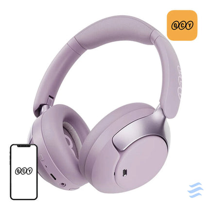 QCY H3 pro ANC wireless headphones (purple) Over ear