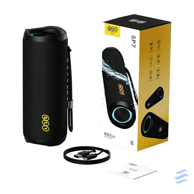 QCY SP7 wireless speaker (black) Bluetooth portable speakers