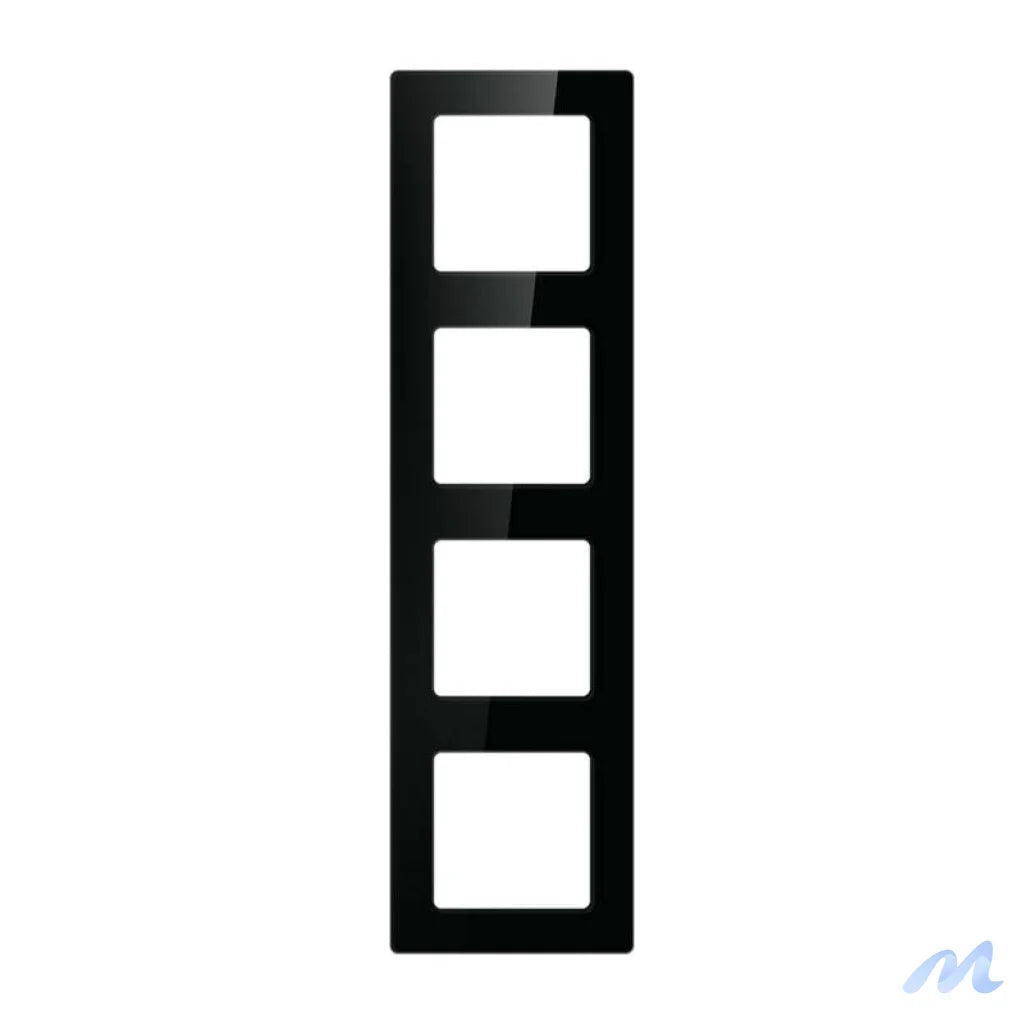 Quadruple frame socket Avatto N-TS10-Frame-B4 (black)