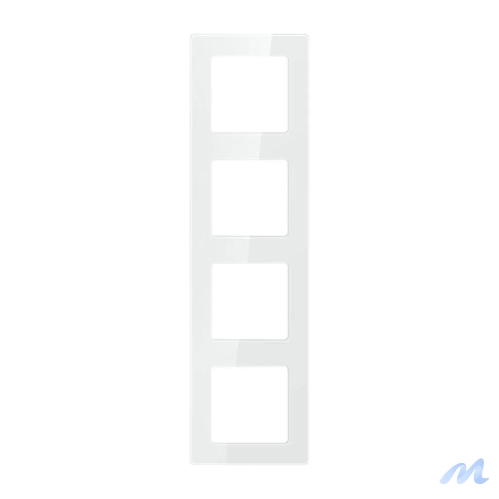 Quadruple frame socket Avatto N-TS10-Frame-W4 (white)