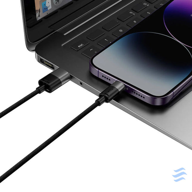 Quick Charge USB to M + L + C Baseus StarSpeed 3.5A 0,6m (Black) Combo Cables