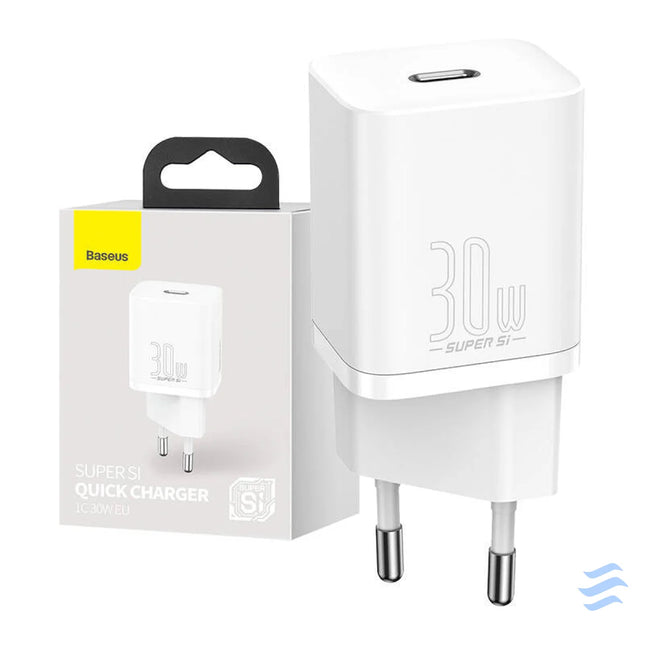 Quick Charger Baseus Super Si 1C 30W (white) mains chargers