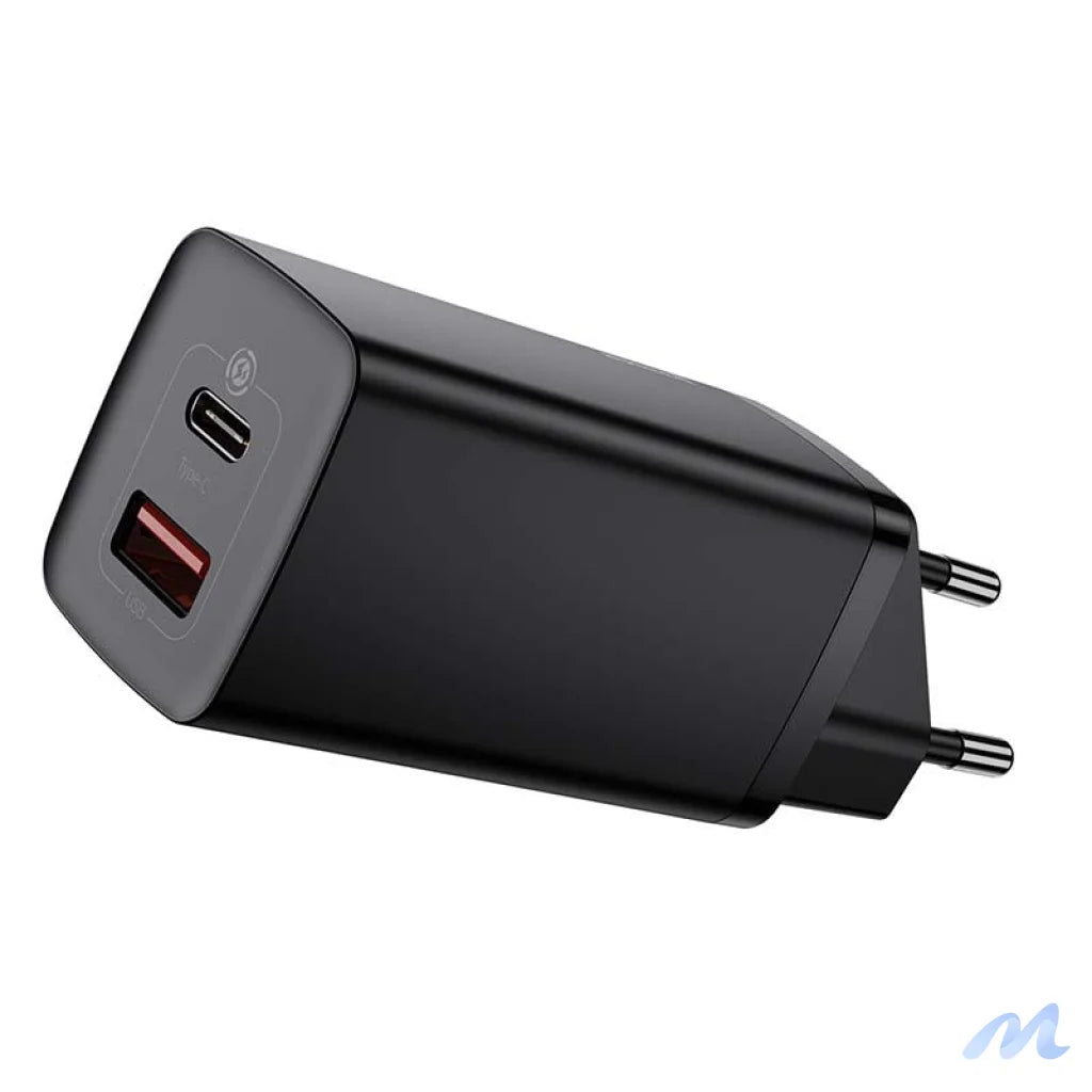 Quick Travel Charger Baseus GaN2 Lite USB+C 65W EU (black)