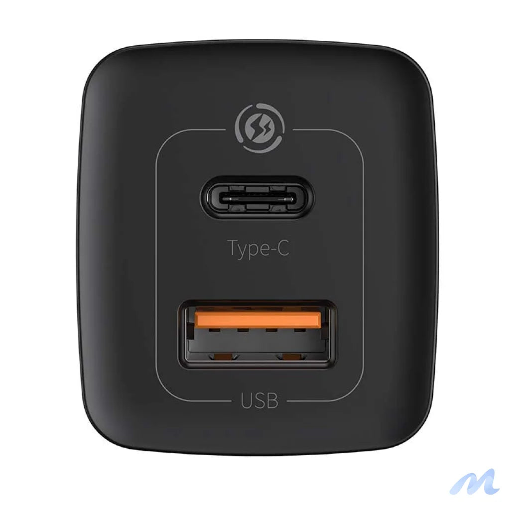 Quick Travel Charger Baseus GaN2 Lite USB+C 65W EU (black)