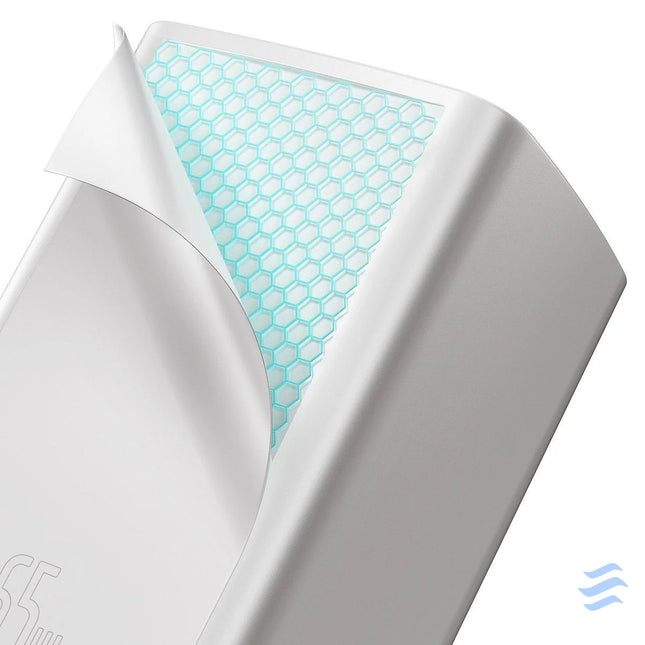 Quick Travel Charger Baseus GaN2 Lite USB + C 65W EU (white) mains chargers