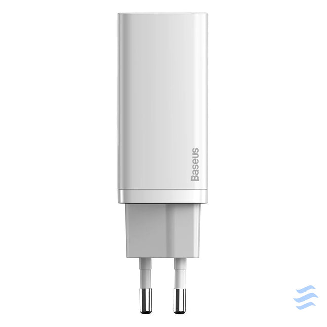 Quick Travel Charger Baseus GaN2 Lite USB + C 65W EU (white) mains chargers