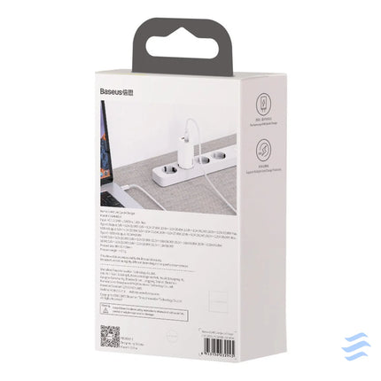 Quick Travel Charger Baseus GaN2 Lite USB + C 65W EU (white) mains chargers