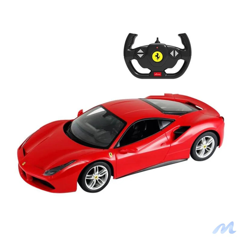 RASTAR 1:14 RC remote control car Ferrari 488 GTB (red)