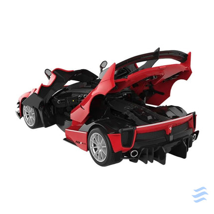 RASTAR Ferrari 1:18 FXXK remote controlled RC car for self assembly (red) Remote controlled cars