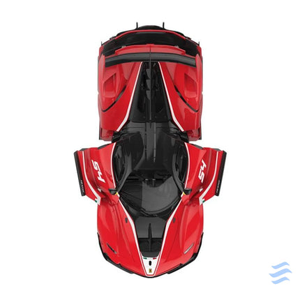 RASTAR Ferrari 1:18 FXXK remote controlled RC car for self assembly (red) Remote controlled cars