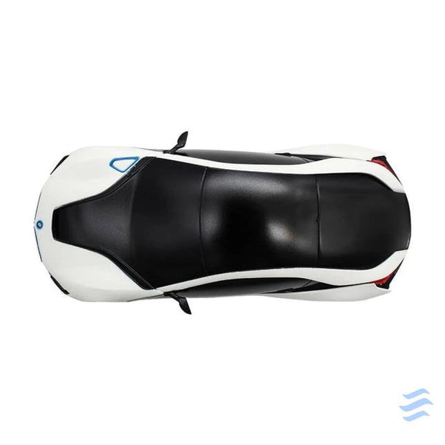 RASTAR R/C 1:24 BMW i8 remote controlled car UV sensitive (white and yellow) Remote controlled cars