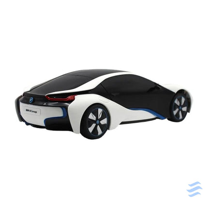 RASTAR R/C 1:24 BMW i8 remote controlled car UV sensitive (white and yellow) Remote controlled cars