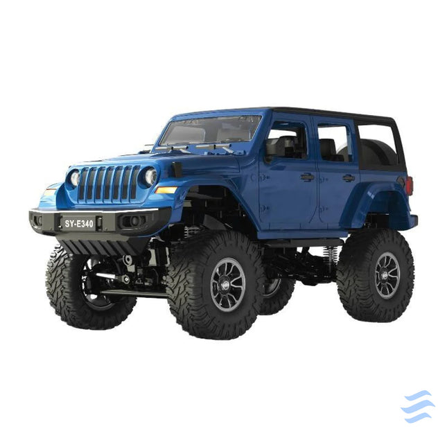 RC remote control car 1:14 Double Eagle (blue) Jeep Crawler Pro E340 003 Remote controlled cars
