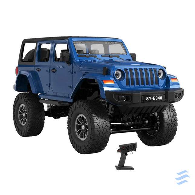RC remote control car 1:14 Double Eagle (blue) Jeep Crawler Pro E340 003 Remote controlled cars