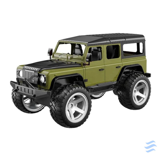 RC remote control car 1:14 Double Eagle (darkgreen) Land Rover Defender E362 003 Remote controlled cars