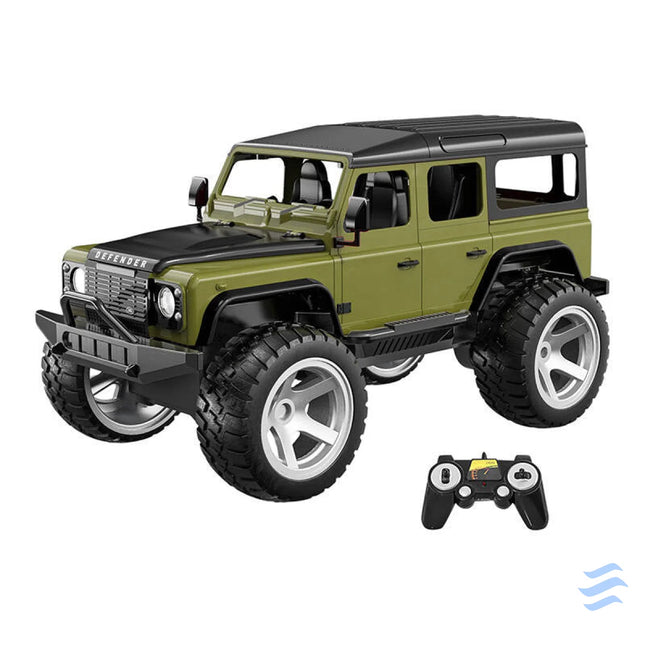 RC remote control car 1:14 Double Eagle (darkgreen) Land Rover Defender E362 003 Remote controlled cars