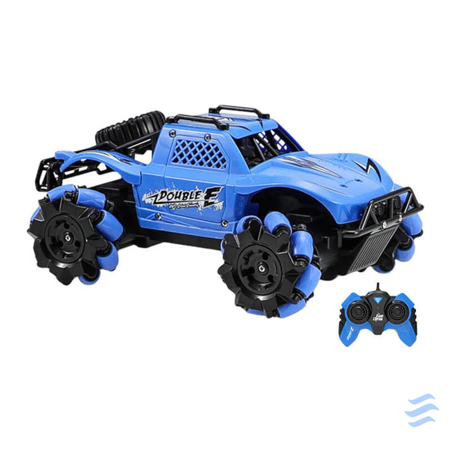RC remote control car 1:18 Double Eagle (blue) Buggy (multi directional) E346 003 Remote controlled cars