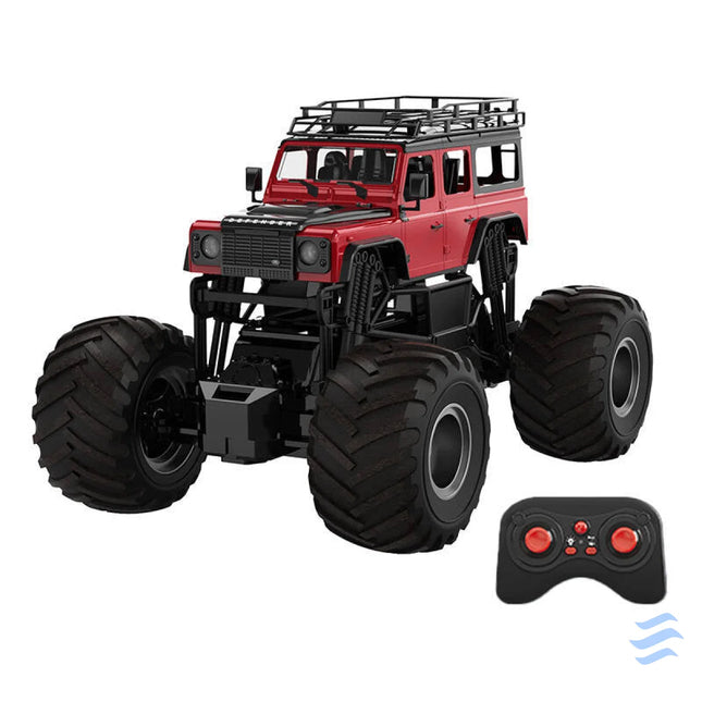 Remote control RC remote control car 1:8 Double Eagle (red) Land Rover Defender E375 003 Remote controlled cars