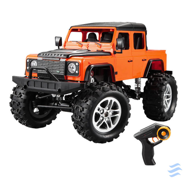 Remote controlled car 1:14 Double Eagle (orange) Land Rover Defender (Pick up) E332 003 Remote controlled cars