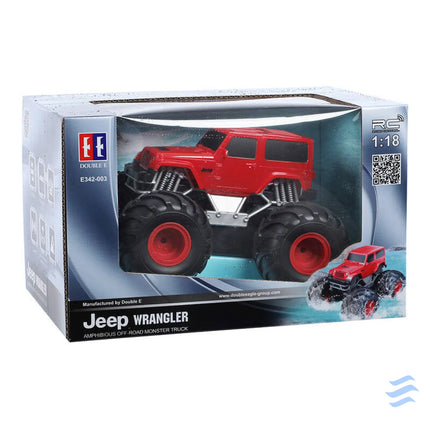 Remote controlled car Double Eagle (red) Jeep (Amphibious) E342 003 Remote controlled cars