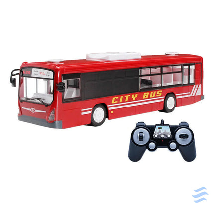 Remote controlled city bus 1:20 Double Eagle (red) E635 003 Remote controlled cars
