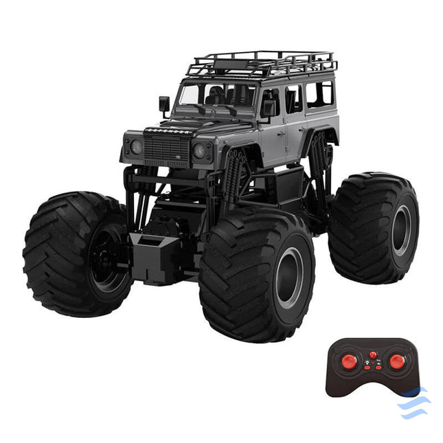Remote controlled RC remote control car 1:8 Double Eagle (grey) Land Rover Defender E375 003 Remote controlled cars