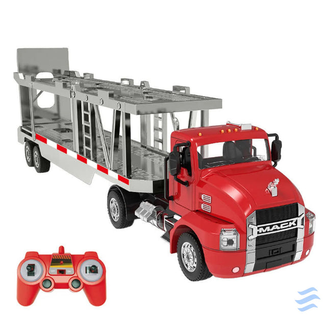 Remote controlled truck 1:26 Double Eagle (red) (Car Transporter) E583 003 Remote controlled cars
