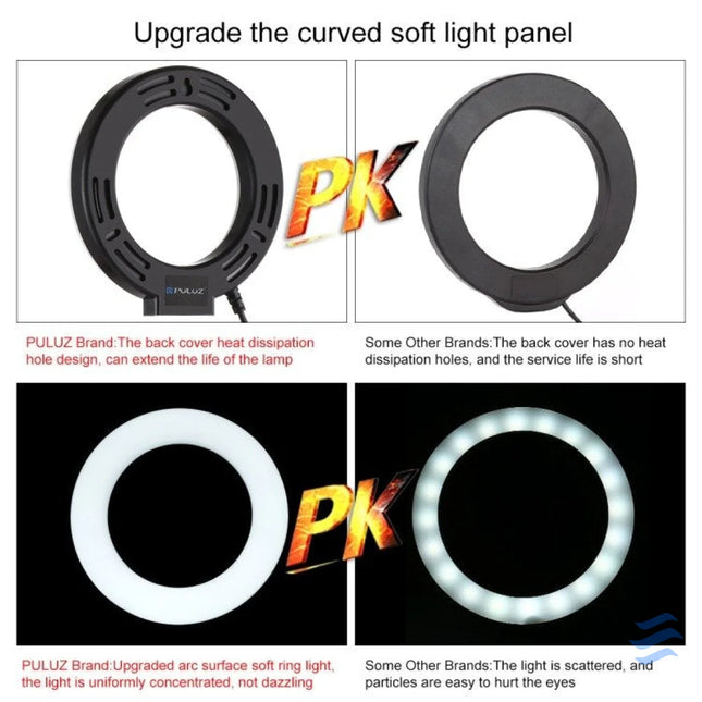 Ring LED lamp Puluz with adjustable base PU391 Ring lights