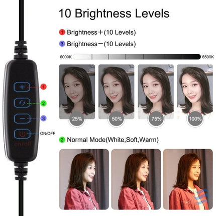 Ring LED lamp Puluz with adjustable base PU391 Ring lights